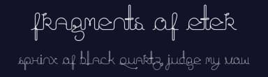 Fragments of Eter by bran — Script Handwritten Font — thumbnail 2