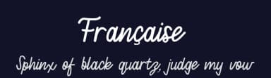 Française by Axara Type — Script Handwritten Font — thumbnail 2