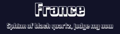 France by Vladimir Nikolic — Sans Serif Font — thumbnail 2