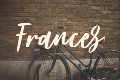 Frances Font by Maulana Creative — Script Handwritten Font — thumbnail 1