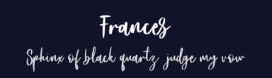 Frances by Maulana Creative — Script Handwritten Font — thumbnail 2