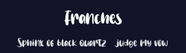 Franches by Maulana Creative — Script Handwritten Font — thumbnail 2