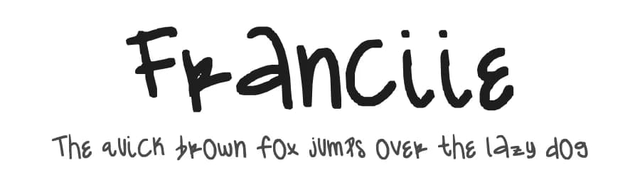 Franciie by Katlyn Todd — Script Handwritten Font