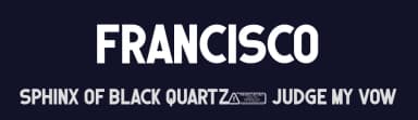 Francisco by Kong Font — Sans Serif Font — thumbnail 2