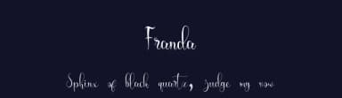 Franda by NanaNissa — Script Handwritten Font — thumbnail 2