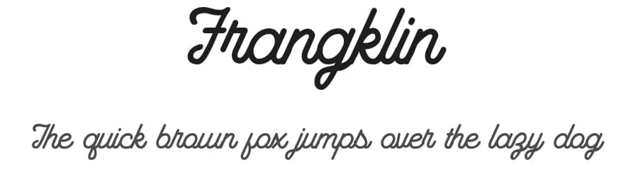 Frangklin by StringLabs Creative Studio — Script Handwritten Font