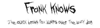 Frank Knows by Christopher Hansen — Script Handwritten Font — thumbnail 1