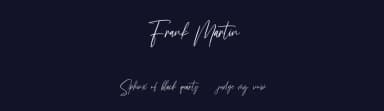 Frank Martin by Maulana Creative — Script Handwritten Font — thumbnail 2