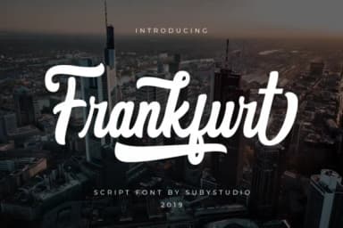Frankfurt Font by Suby Studio — Script Handwritten Font — thumbnail 1
