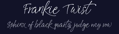 Frankie Twist by UI Creative — Script Handwritten Font — thumbnail 2