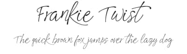 Frankie Twist by UI Creative — Script Handwritten Font — thumbnail 1