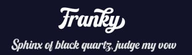 Franky by HastaType — Script Handwritten Font — thumbnail 2