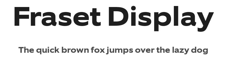 Fraset Display by Maulana Creative — Sans Serif Font