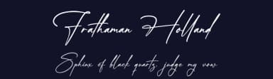 Frathaman Holland by Letterena Studios — Script Handwritten Font — thumbnail 2