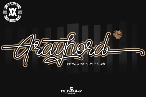 Frayhord Font by Fallengraphic — Script Handwritten Font