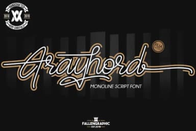 Frayhord Font by Fallengraphic — Script Handwritten Font — thumbnail 1