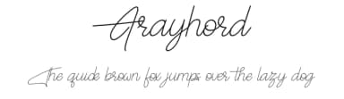 Frayhord by FallenGraphic Studio — Script Handwritten Font — thumbnail 1