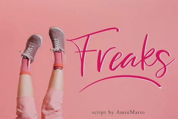 Freaks Font by aminmario — Script Handwritten Font