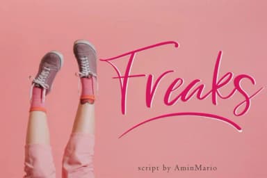 Freaks Font by aminmario — Script Handwritten Font — thumbnail 1