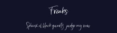Freaks by AminMario — Script Handwritten Font — thumbnail 2