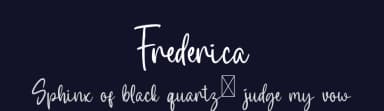 Frederica by lyanatha — Script Handwritten Font — thumbnail 2