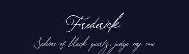 Frederick by Muwatta Studio — Script Handwritten Font — thumbnail 2