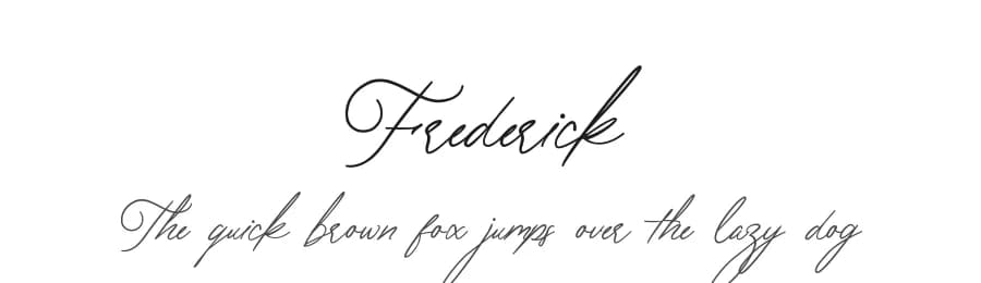 Frederick by Muwatta Studio — Script Handwritten Font