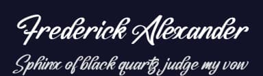 Frederick Alexander by Perspectype Studio - Letterena.com — Script Handwritten Font — thumbnail 2