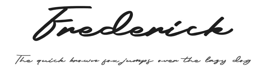 Frederick by alphArtype — Script Handwritten Font