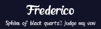 Frederico by Fachranheit — Script Handwritten Font — thumbnail 2