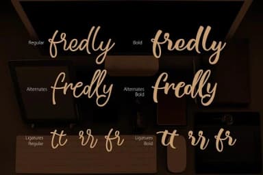 Fredly Font by Olexstudio — Script Handwritten Font — thumbnail 7