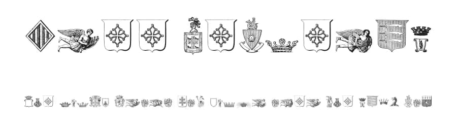 Free Medieval by Intellecta Design — Dingbats Font