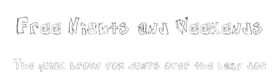 Free Nights and Weekends by Livin It — Script Handwritten Font