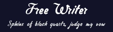 Free Writer by Intellecta Design — Script Handwritten Font — thumbnail 2