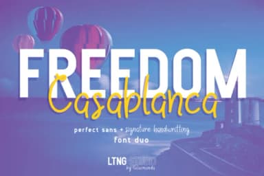 Freedom Casablanca Font by LTNG — Script Handwritten Font — thumbnail 1
