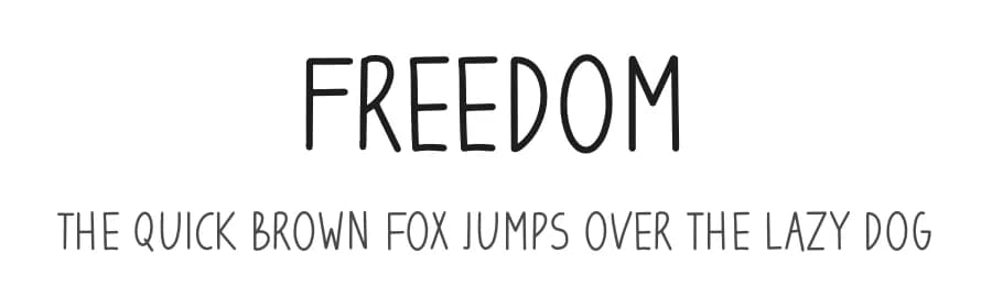Freedom by Phantom Studio — Script Handwritten Font