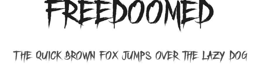 Freedoomed by CconceptLab — Script Handwritten Font