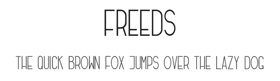 Freeds by Monoco Type Foundry — Sans Serif Font