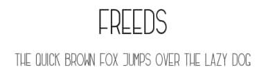 Freeds by Monoco Type Foundry — Sans Serif Font — thumbnail 1