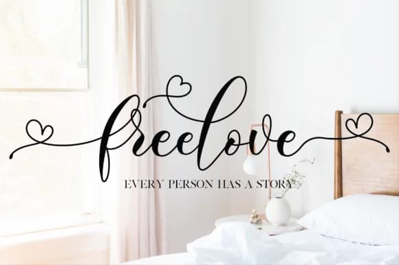Freelove Font by NissaStudio — Script Handwritten Font