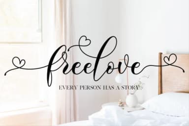 Freelove Font by NissaStudio — Script Handwritten Font — thumbnail 1