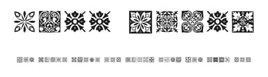 Free Tiles by Intellecta Design — Dingbats Font — thumbnail 1