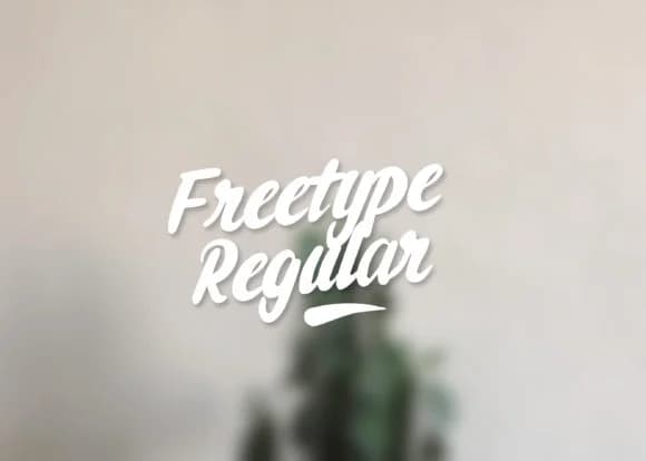 Freetype Regular Font by pandastock — Script Handwritten Font