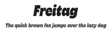 Freitag by Zetafonts — Sans Serif Font — thumbnail 1