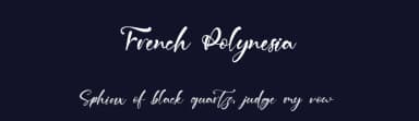 French Polynesia by Kong Font — Script Handwritten Font — thumbnail 2