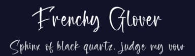 Frenchy Glover by Letterena Studios — Script Handwritten Font — thumbnail 2