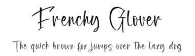 Frenchy Glover by Letterena Studios — Script Handwritten Font — thumbnail 1