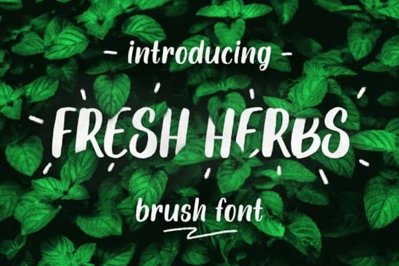 Fresh Herbs Font by Yurlick — Script Handwritten Font