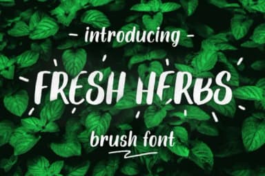 Fresh Herbs Font by Yurlick — Script Handwritten Font — thumbnail 1