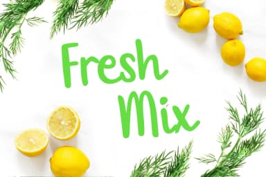 Fresh Mix Font by Silhouette America, Inc. — Script Handwritten Font — thumbnail 1